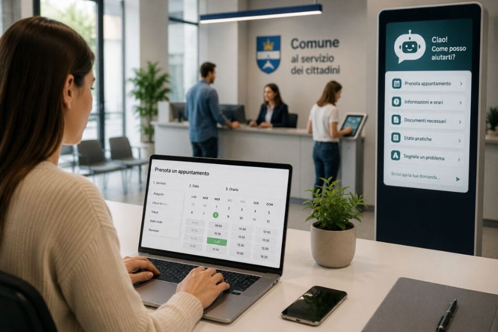 Comuni pi&ugrave; efficienti con l&rsquo;AI: automatizzare le prenotazioni per snellire i servizi