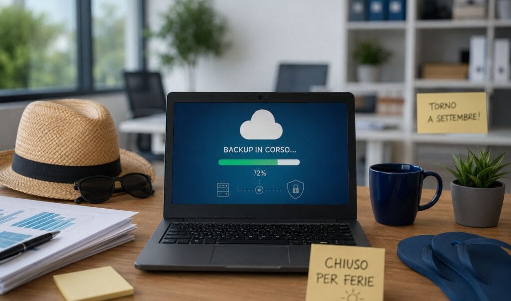 Backup und Kontinuit&auml;t vor den Sommerferien: So sch&uuml;tzen Sie Ihre Daten, wenn das B&uuml;ro leer ist
